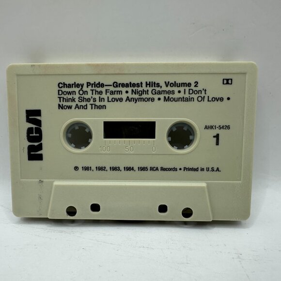 Charley Pride Greatest Hits Vol. 2 Cassette Tape - Picture 4 of 5
